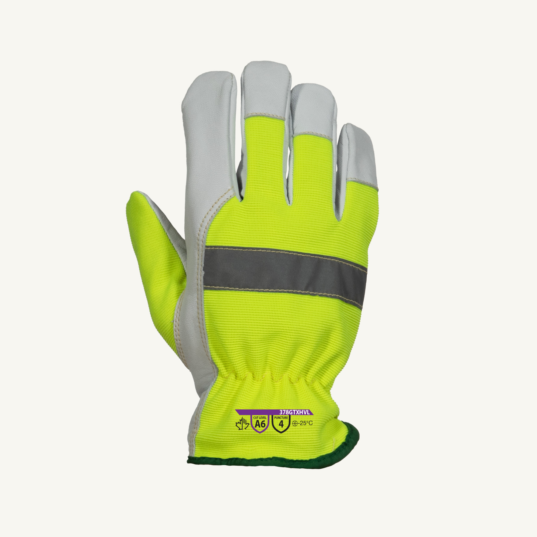 378GTXHVL Superior Glove® Endura® Hi-Viz Winter Driver Gloves 